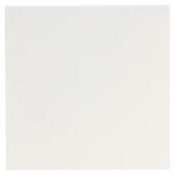 2400 Serviettes cocktail -20X20cm-blanches
