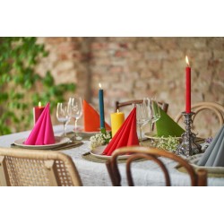 SERVIETTES DUNISOFT 40X40CM ROUGEx360