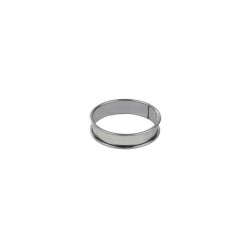 CERCLE À TARTE INOX DIAMÈTRE 100x27 MM