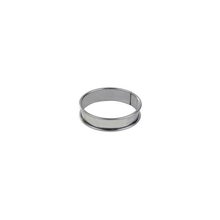 CERCLE À TARTE INOX DIAMÈTRE 100x27 MM