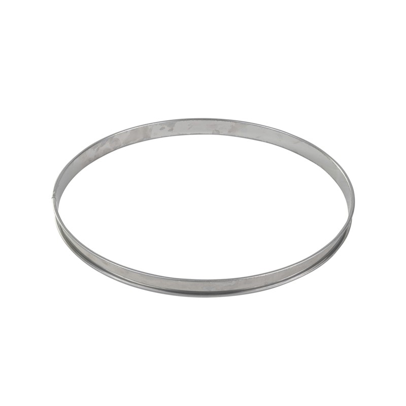 CERCLE À TARTE INOX DIAMÈTRE 280x27 MM