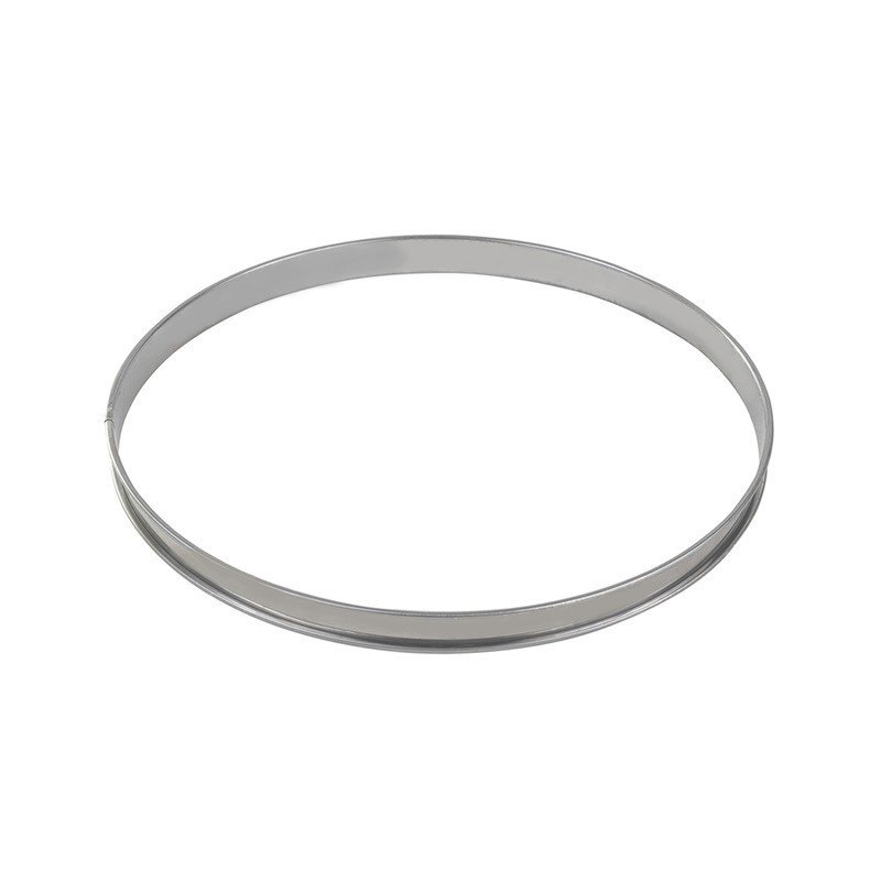 CERCLE À TARTE INOX DIAMÈTRE 320x27 MM