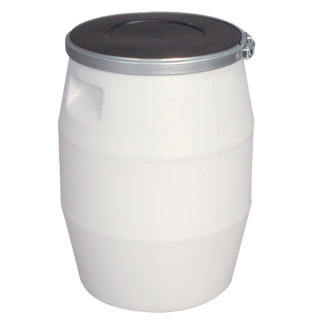 FUT 50L + GENOUILLERE METAL + COUVERCLE NOIR