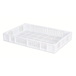 Caisse ajourée 15L blanche 600X400MM
