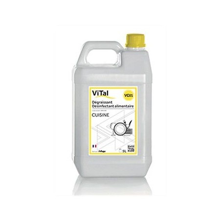 Bidon Vital cuisine dégraissant désinfectant 5l