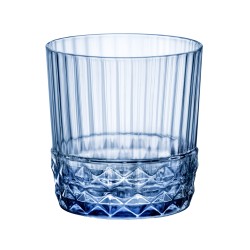 6 VERRES FORME BASSE AMERICA'S 20 37CL BLUE