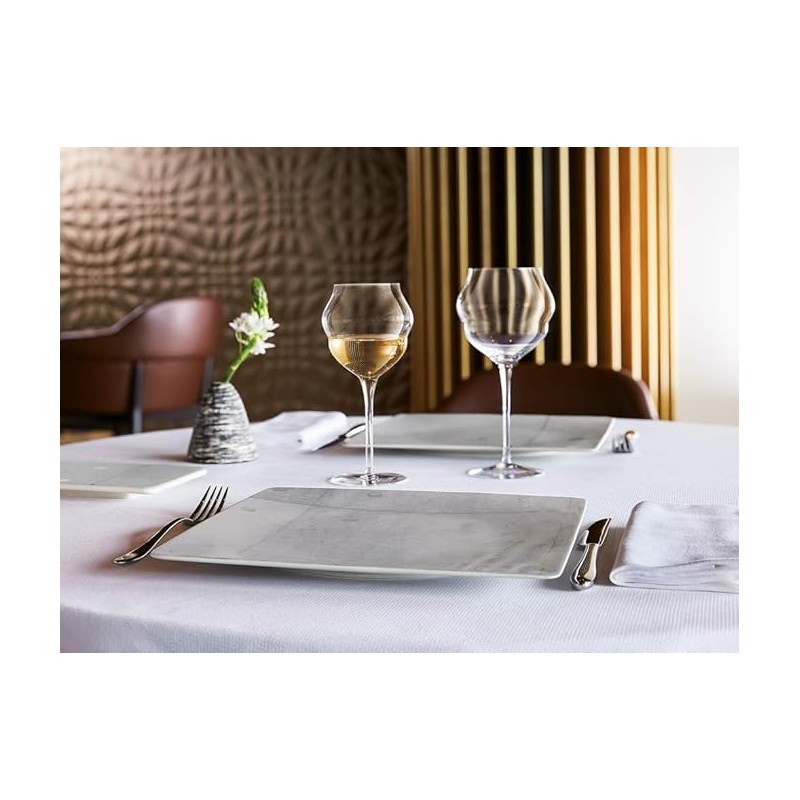 6 VERRES A PIEDS 40CL MACARON