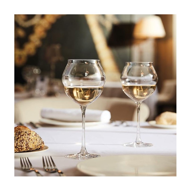 6 VERRES A PIEDS 50CL MACARON