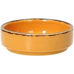 12 COUPELLES BASSES 8CM VULCANIA VEGGIE GIALLO