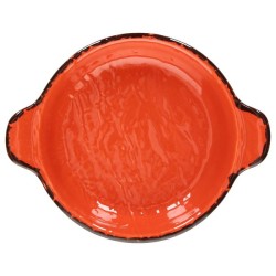 6 CASSEROLES 2 POIGNEES 15CM VULCANIA VEGGIE ARANCIO