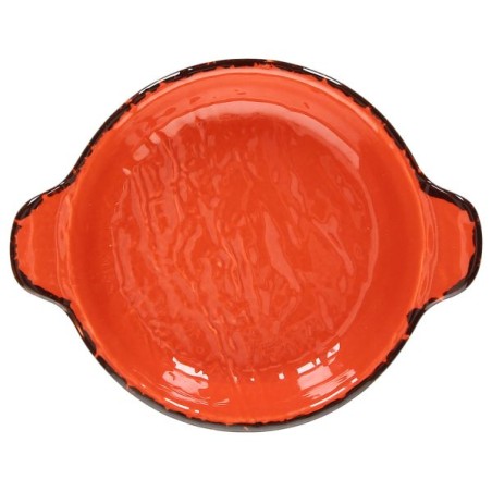 6 CASSEROLES 2 POIGNEES 15CM VULCANIA VEGGIE ARANCIO