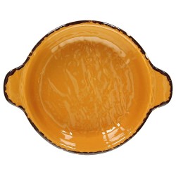 6 CASSEROLES 2 POIGNEES 15CM VULCANIA VEGGIE GIALLO