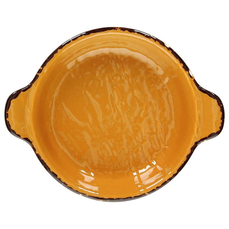 6 CASSEROLES 2 POIGNEES 15CM VULCANIA VEGGIE GIALLO