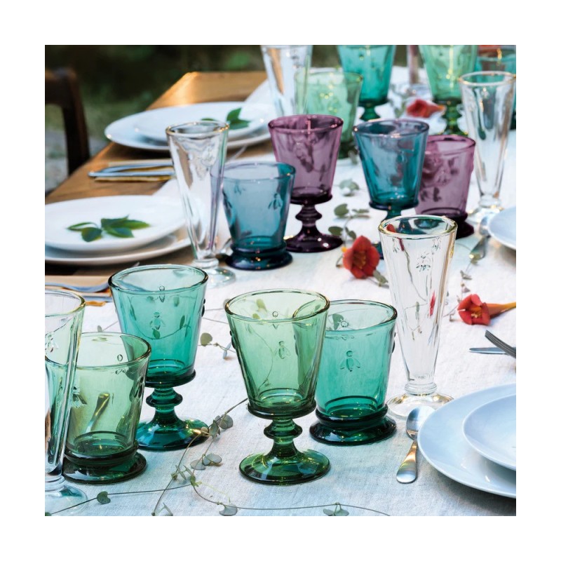 6 GOBELETS ABEILLES BLEU NUIT