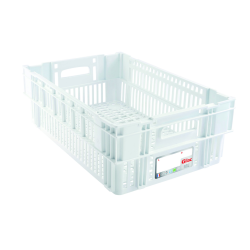 Caisse ajourée 37L blanche