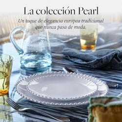 6 ASSIETTES PLATES PEARL 25 CM