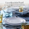 6 ASSIETTES PLATES PEARL 25 CM