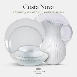 6 ASSIETTES PLATES PEARL 25 CM