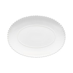 PLATEAU PEARL OVALE 34X25X3.5CM