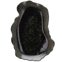 4 ASSIETTES OVALES 30X20CM REEF VERTIGO