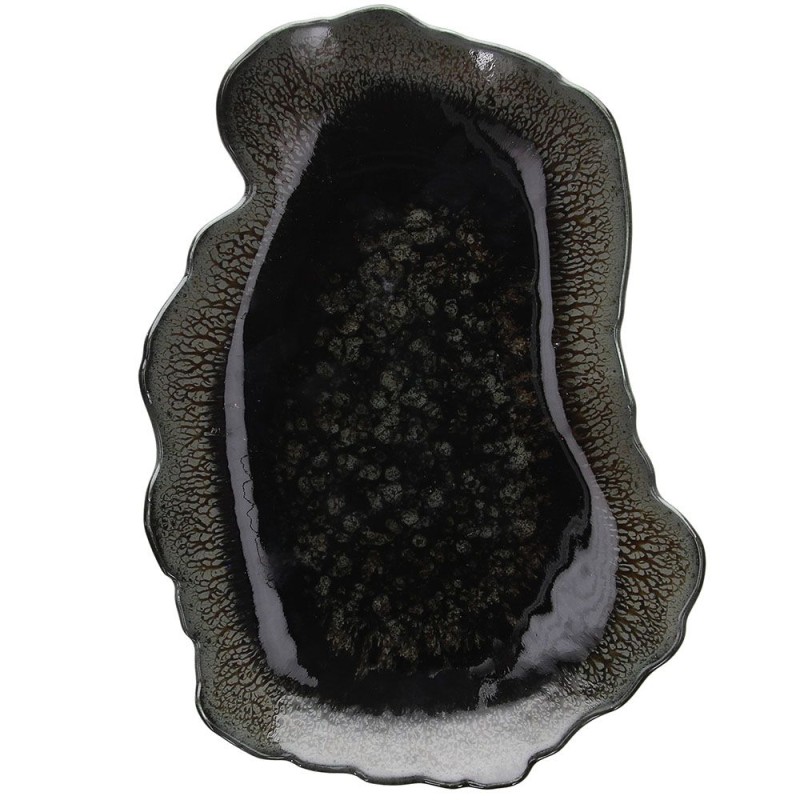 4 ASSIETTES OVALES 30X20CM REEF VERTIGO