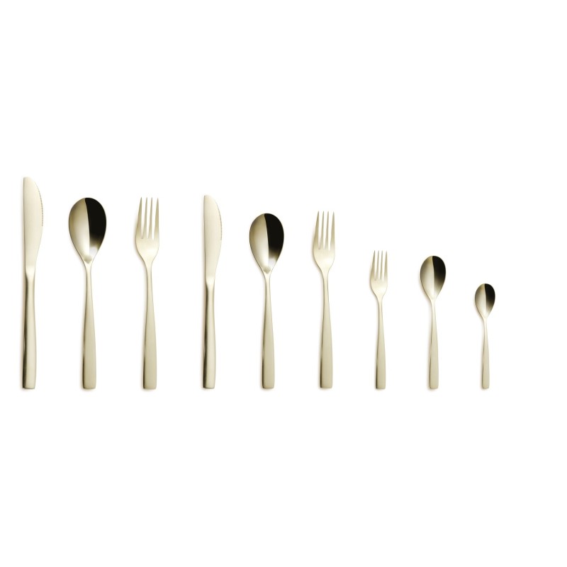 12 CUILLERES A MOKA CHAMPAGNE