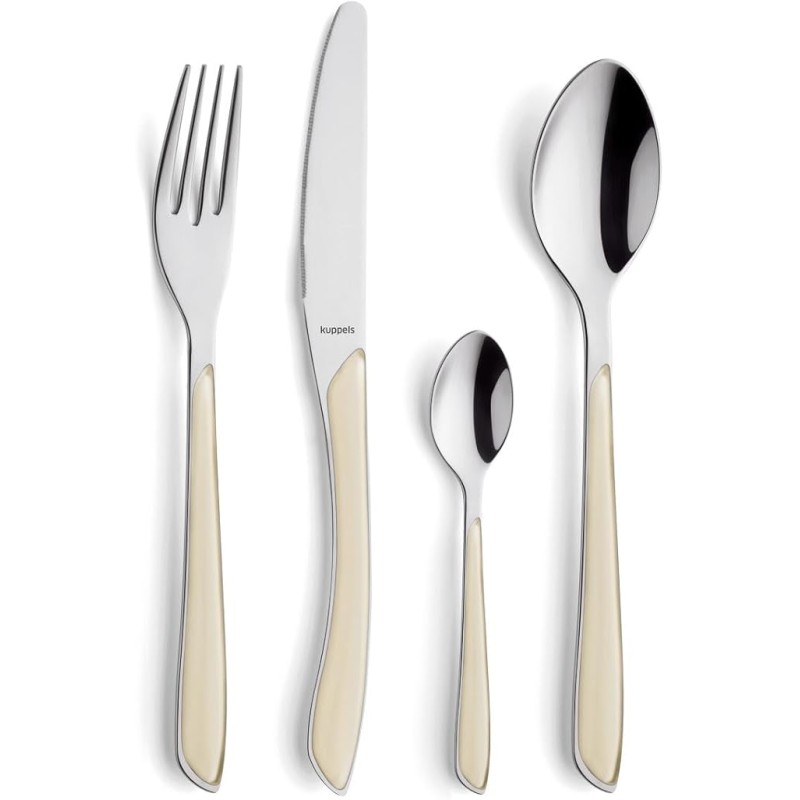 12 FOURCHETTES DE TABLE PRISMA SABLE