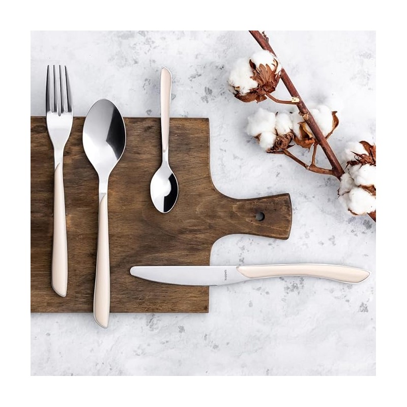 12 COUTEAUX DE TABLE PRISMA SABLE