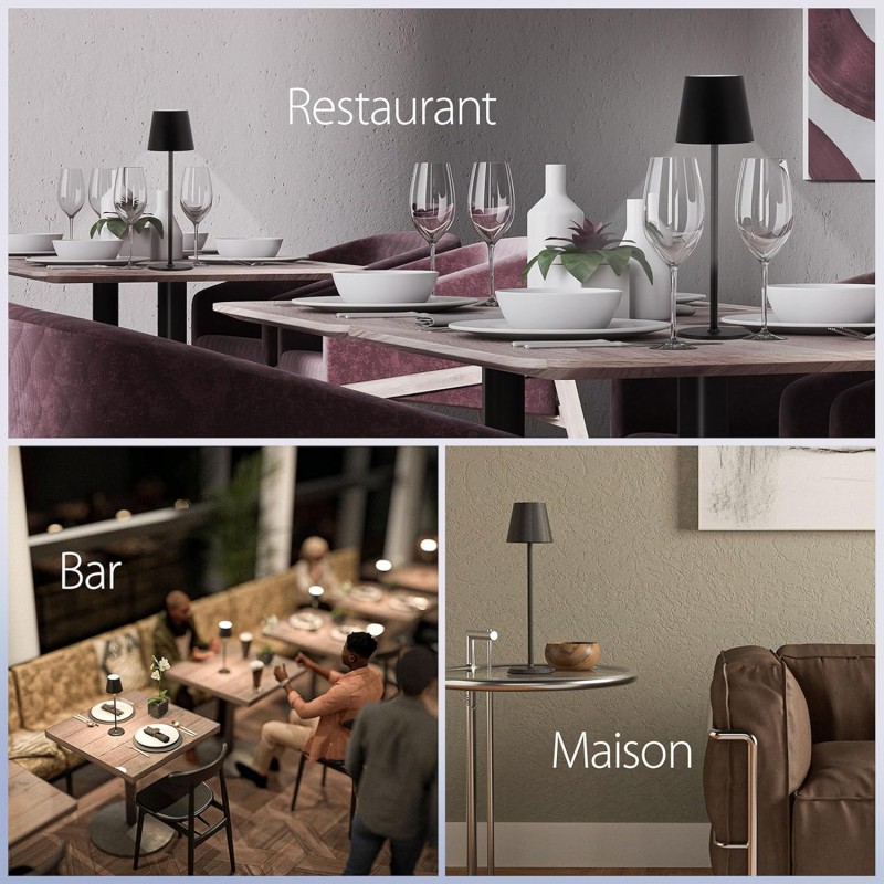 LAMPE LED FELINE - NOIRE