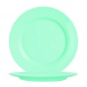 24 ASSIETTES PLATES NOVA AQUITANA TURQUOISE 22.5CM