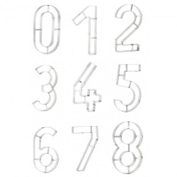 DECOUPOIR CHIFFRE INOX N° 5 NUMBER CAKE