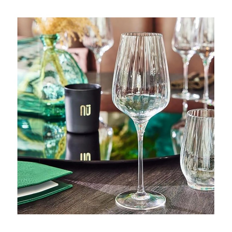 6 VERRES A VIN 45CL SYMETRIE