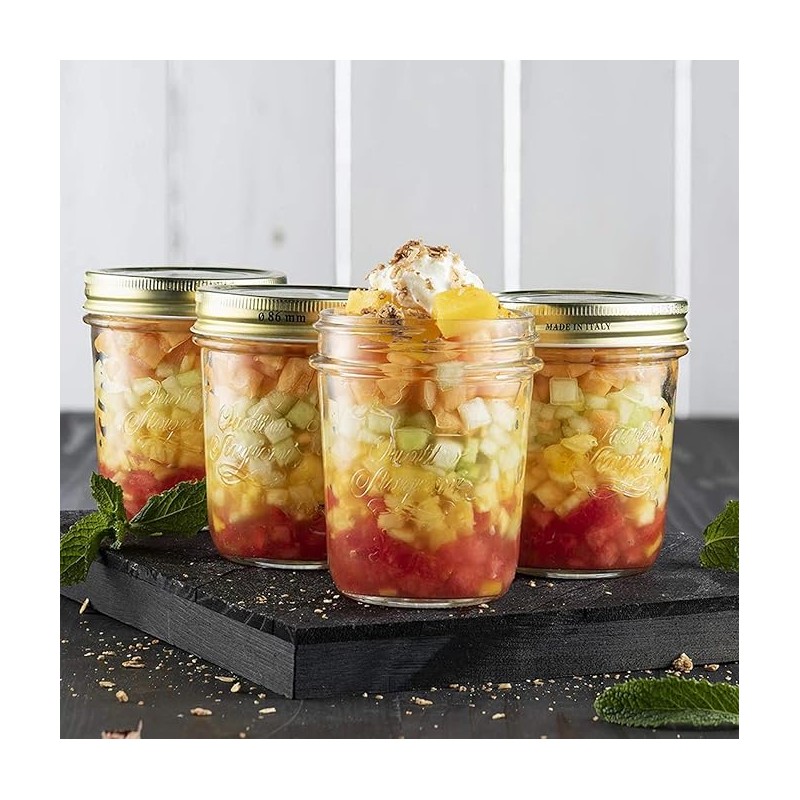 12 Bocaux hermétiques 32cl - Quattro Stagioni