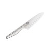 COUTEAU SANTOKU ALVEOLE KAI SHOSO 16.5CM INOX
