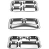 6 Plateaux 4 compartiments 25x20,5x2,5