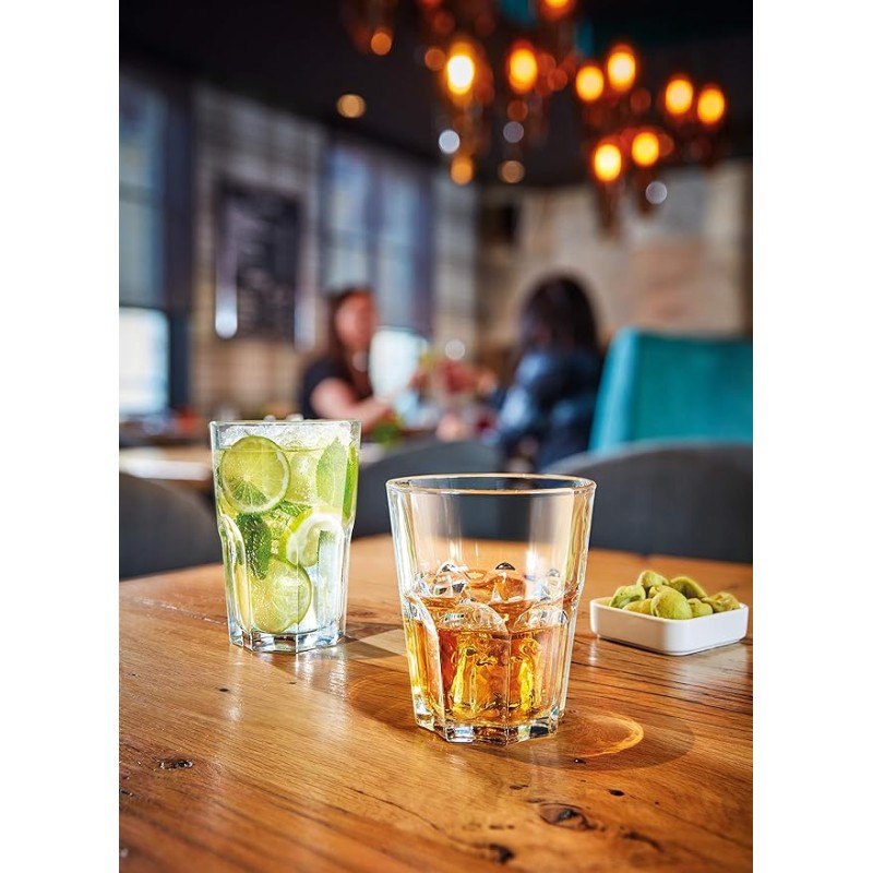 6 GOBELETS FORME HAUTE 42CL GRANITY