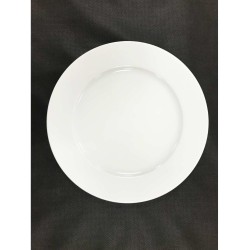 6 SMART ASSIETTES PLATES BLANCHE DIAMETRE 27 CM