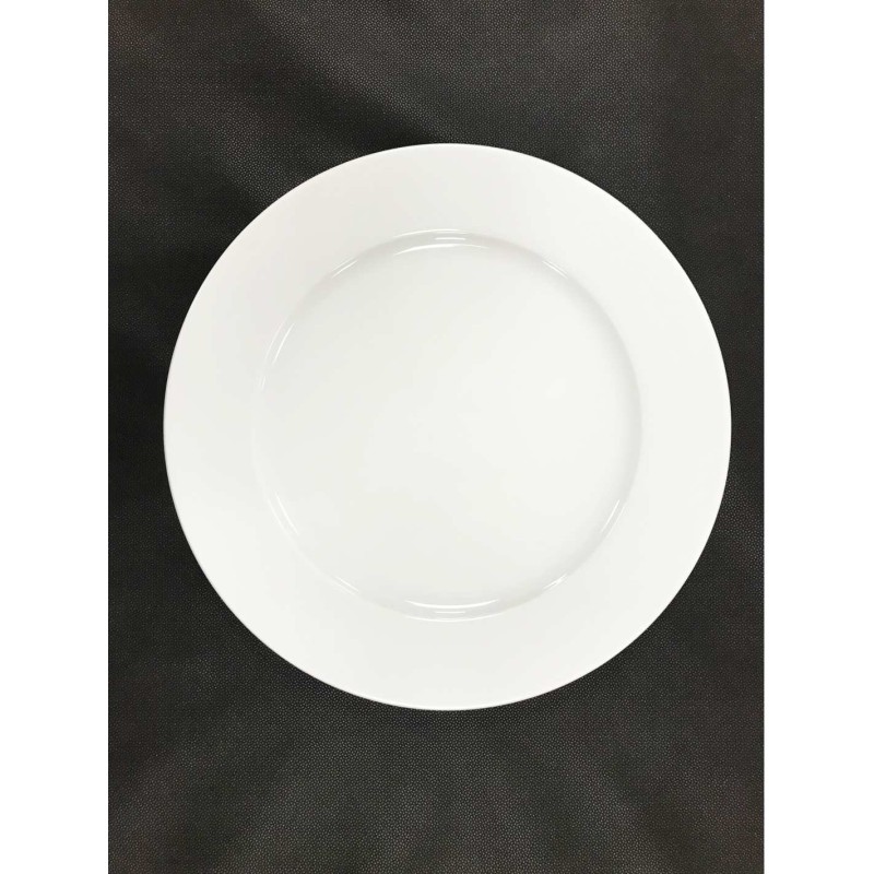 6 SMART ASSIETTES PLATES BLANCHE DIAMETRE 27 CM