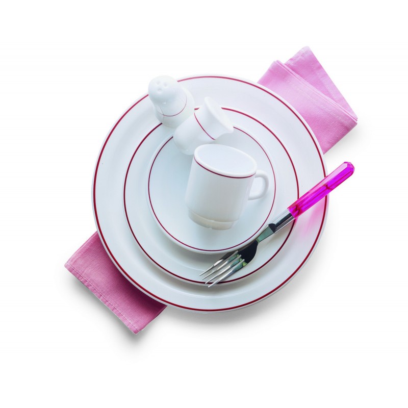 6 BOLS RESTAURANT  51 CL Ø 13,2 CM FILET BORDEAUX