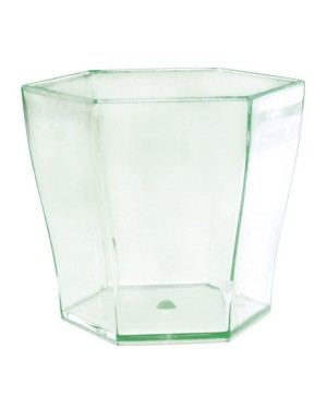 MISE EN BOUCHE HEXAGONE CRISTAL