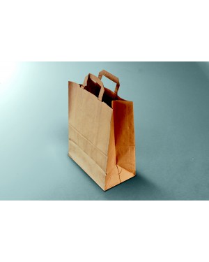 SAC CABAS KRAFT BRUN 26X14X32