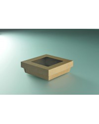 BOITE SALADE KRAFT BRUN