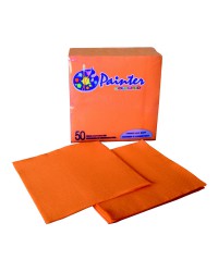 1200 SERVIETTES OUATE POINT A POINT 38X38 PAPAYE