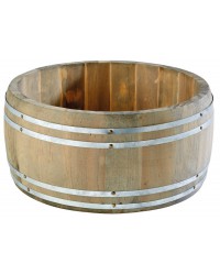 TONNEAU EN BOIS H 8.5 CM