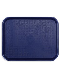 40 PLATEAUX FAST FOOD-BLEU MARINE 46X36CM