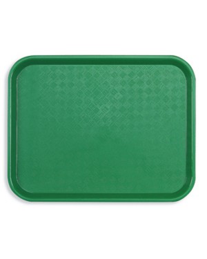 40 PLATEAUX FAST FOOD-VERT 46X36CM