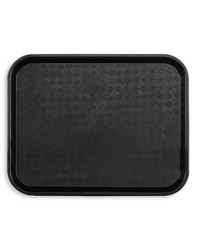 40 PLATEAUX FAST FOOD- NOIR- 46X36CM