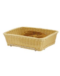 CORBEILLE RECTANGULAIRE -53X32HTX 9 -ROTIN PLASTIQUE