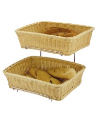 2 PANIERS SUR SUPPORT CHROME