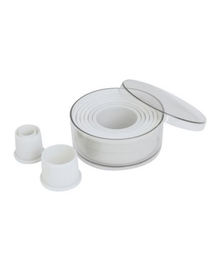 LOT DE 9 DÉCOUPOIRS RONDS